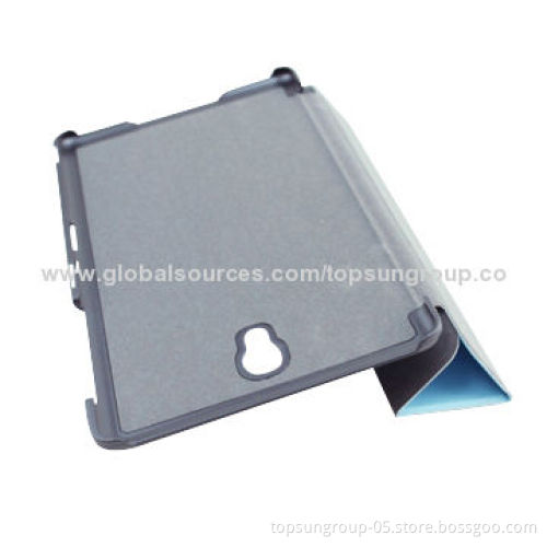 Leather Tablet Case for Samsung Tab S T700/T800, Tri-fold, with Magnetic Snap